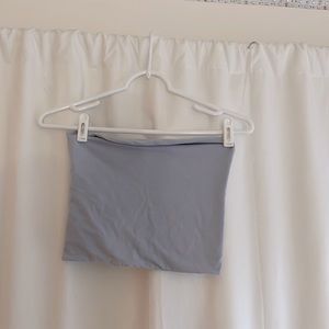 brandy melville light blue tube top